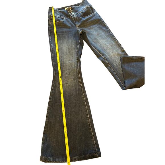 Carmen Steffens Wide Leg Denim Jeans Size 36 US Small - Picture 6 of 8